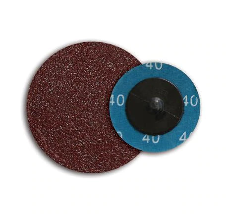 2 Grit Aluminum Oxide Quick Change Sanding Discs For Metal Working 2 continentalabrasives