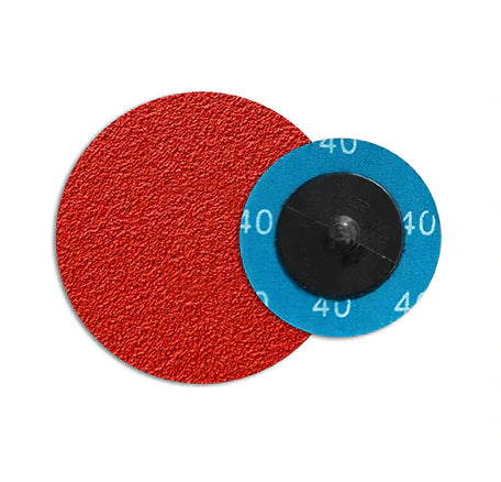 3" Grit Ceramic Abrasive Quick Change Sanding Discs For Metal Working (24 - 120 Grit)