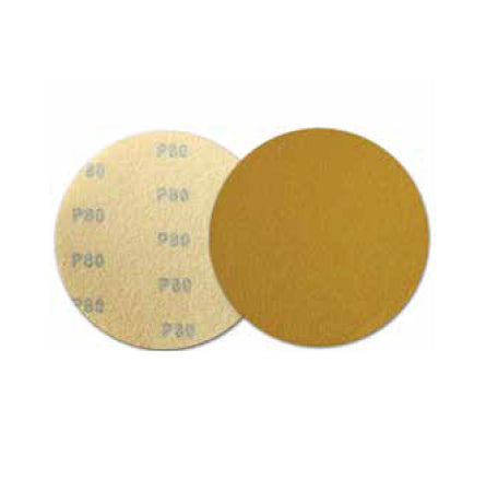 6 inch Gold NO hole Hook and Loop Sanding Discs